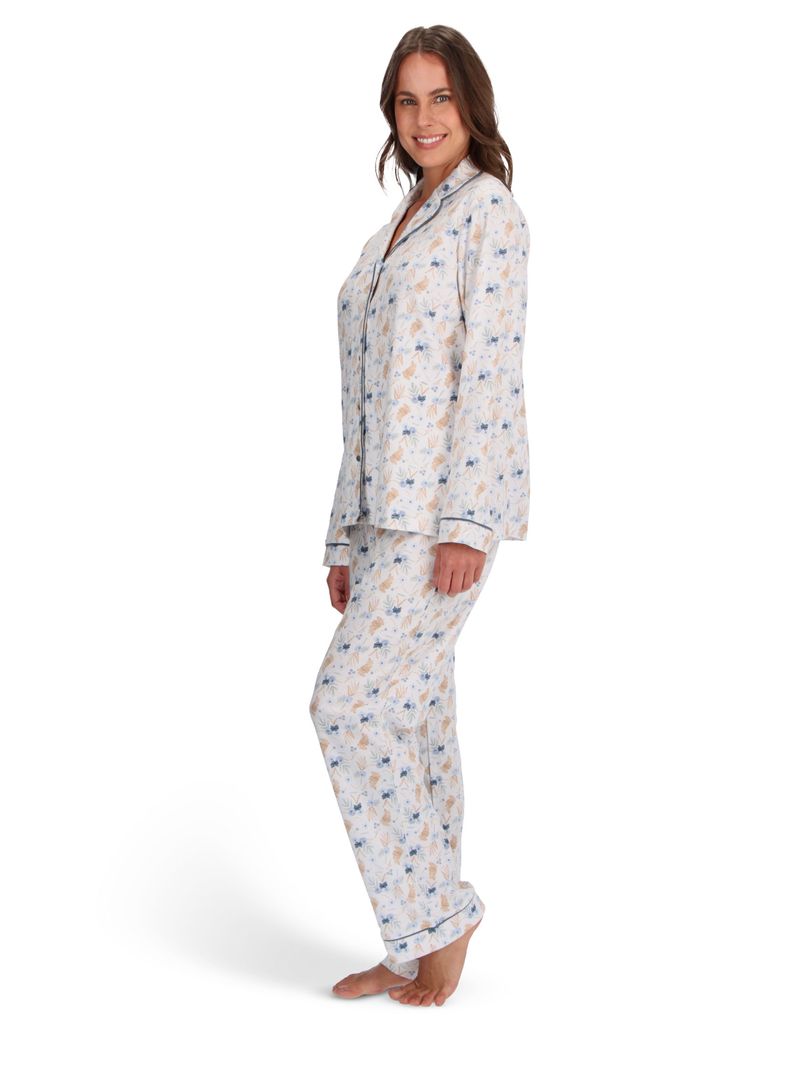 PIJAMA LARGO ALGODÓN-1