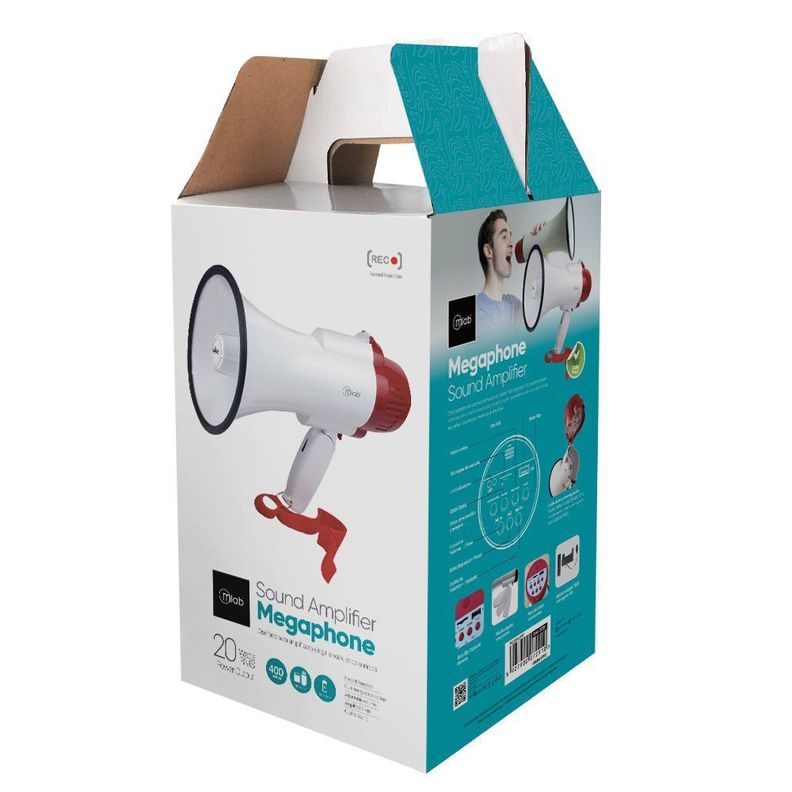 Megáfono MLAB 20w Usb-microsd Recargable  7291-0
