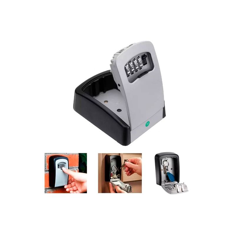 Caja De Seguridad Para Llaves Con Clave De 4 Dígitos - PuntoStore-1