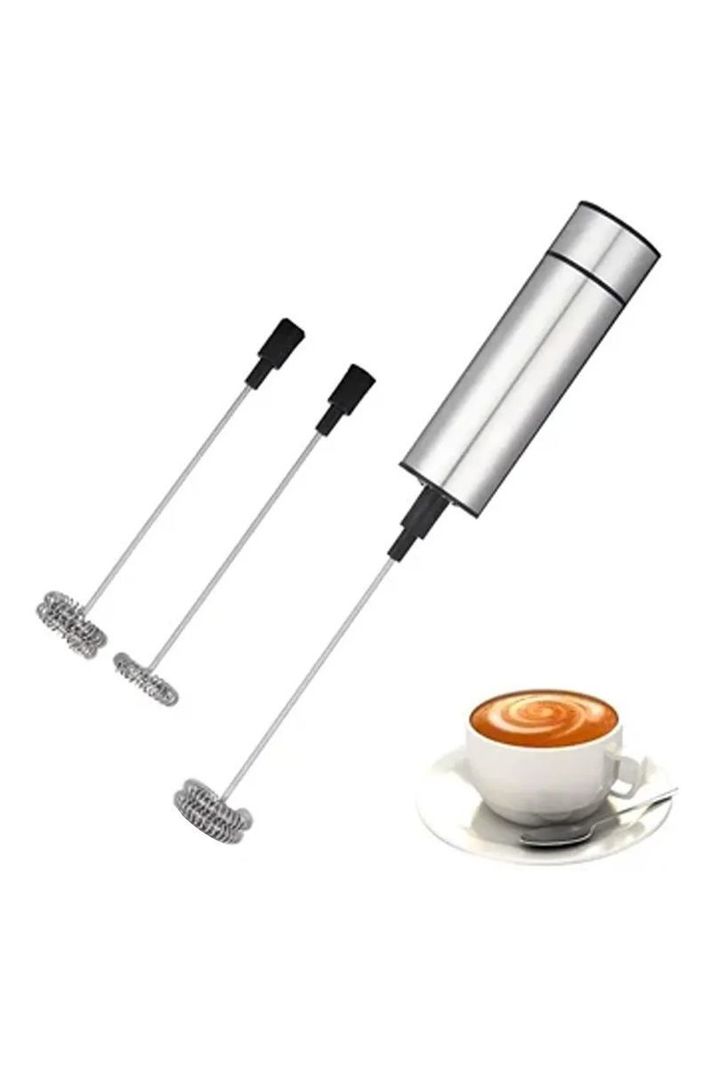Mini Batidor Espumador De Leche Potente A Bateria-1