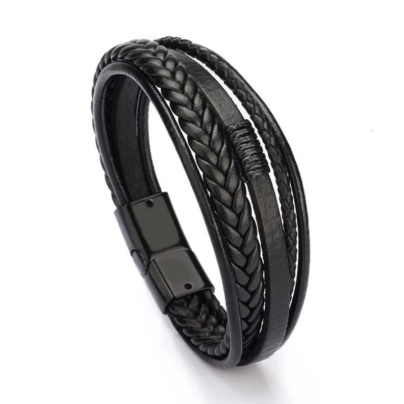 Pulsera Moderna y Elegante de Cierre Magnético Eco Cuero.-0