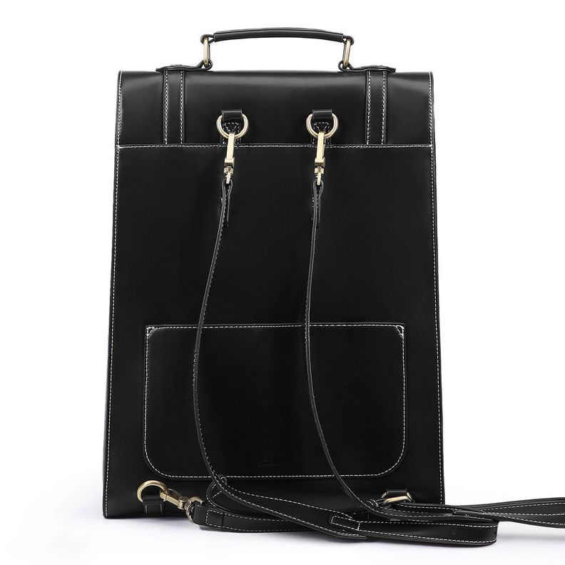Ecosusi Mochila Vintage Camellia para Notebook 15,6" - Negro-1