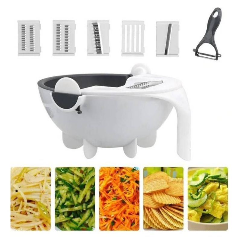 Escurridor Cortador Picador De Verduras Rallador-1