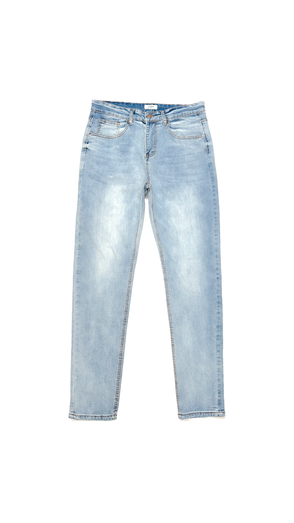 Jeans Hombre Slim Azul Hielo Focalizado-6