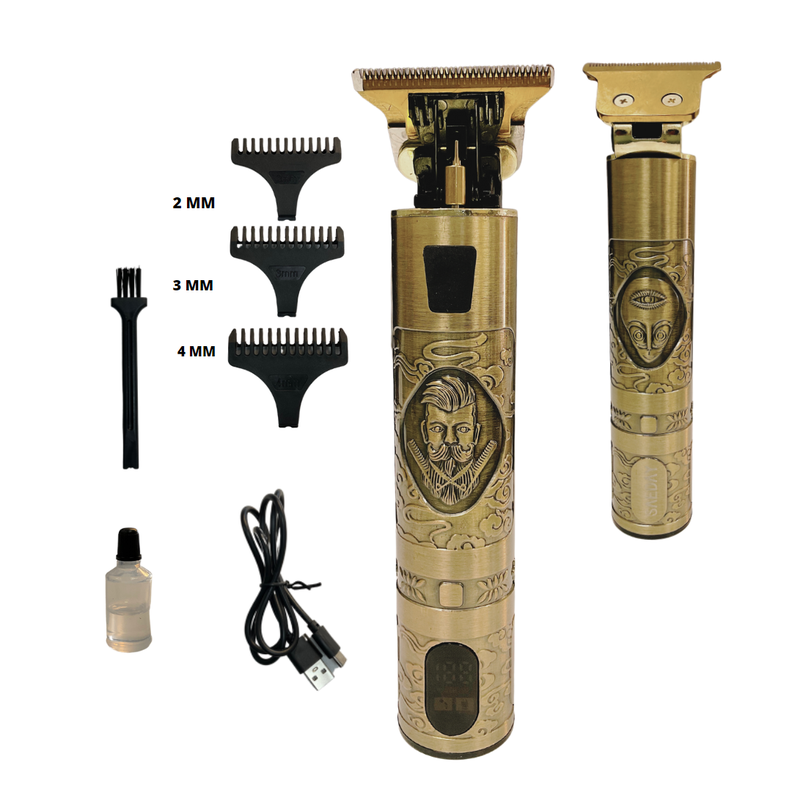 Pack Barberia Maquina De Afeitar Aceite De Barba -1