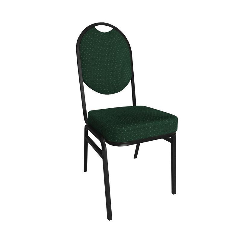 Silla oval banquetera para eventos verde-0