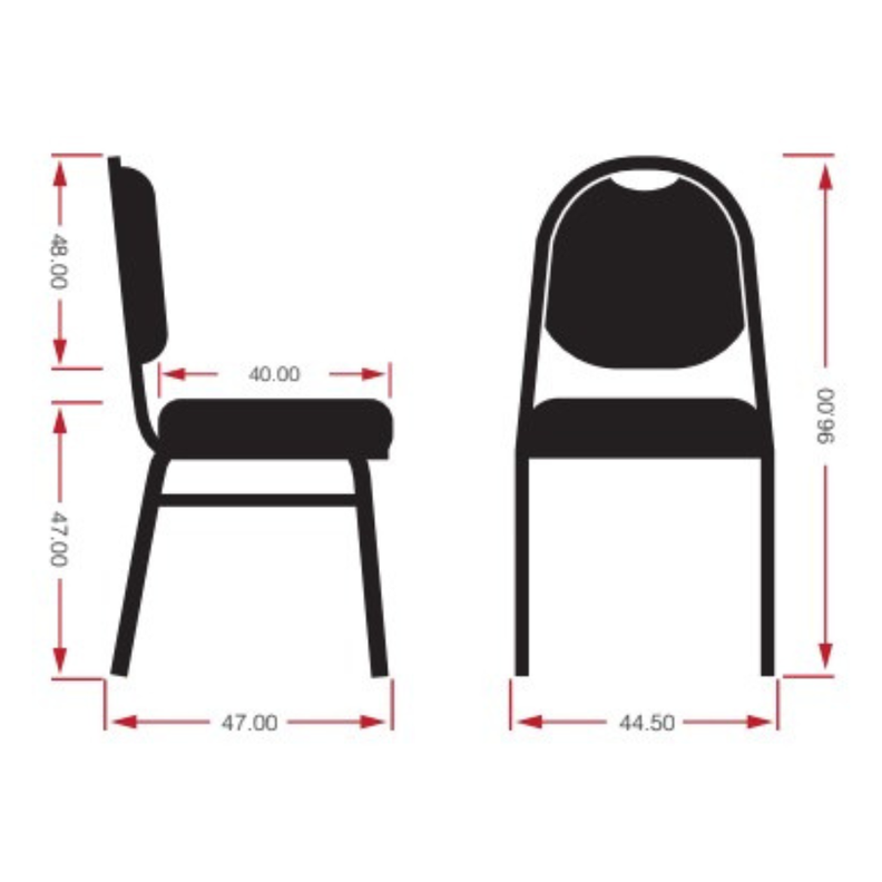 Silla oval banquetera para eventos verde-1