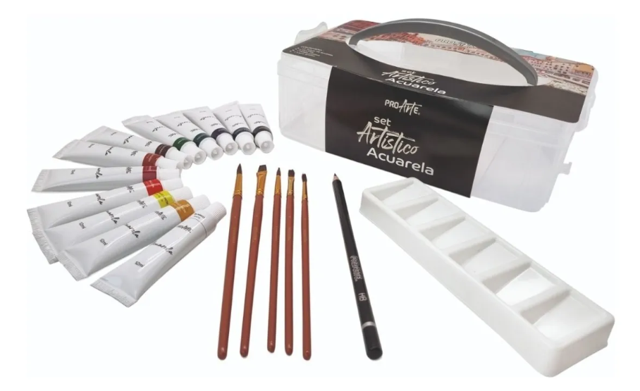 SET MALETIN ARTISTICO ACUARELA PROARTE-0