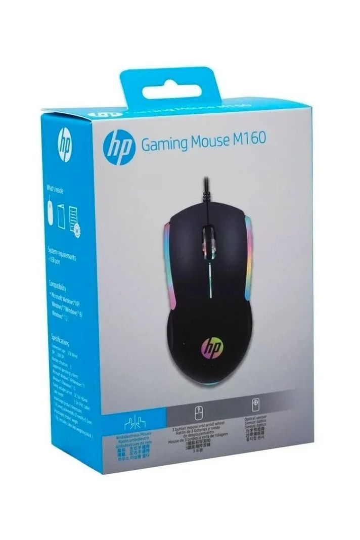 Mouse Gamer Hp Ergonómico 1000 Dpi Rgb-4