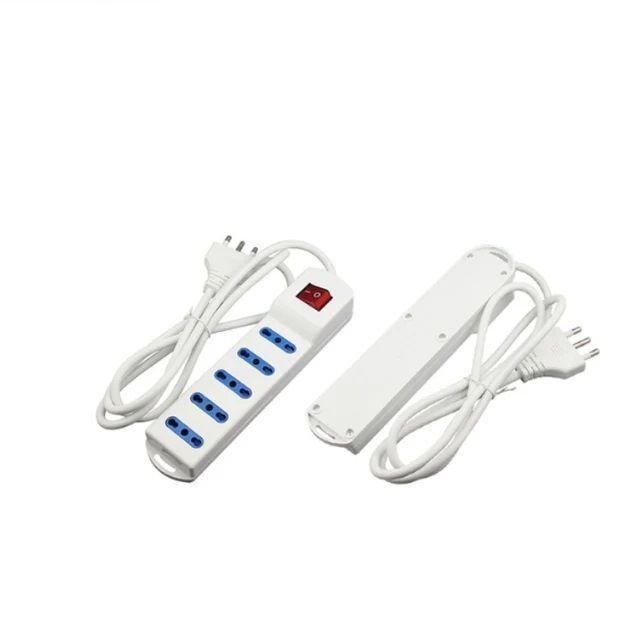 Alargador Electrico 3 MT, 5 Entradas Con Switch-1