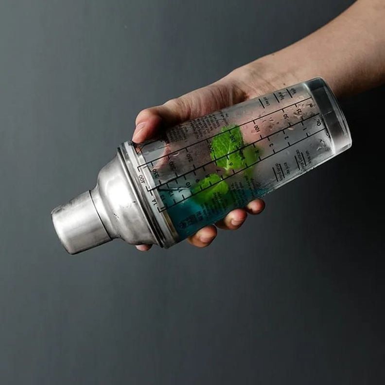 COCTELERA DE 450ML CON RECETAS IMPRESAS TRAGOS TRANSPARENTE-3