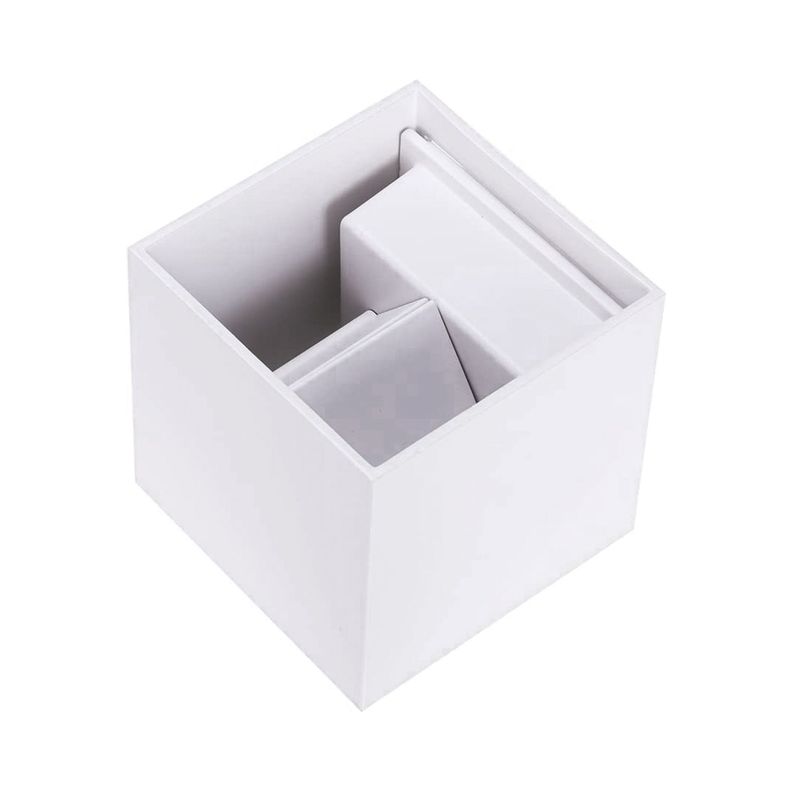 Aplique LED Cuadrado 6w Blanco-1
