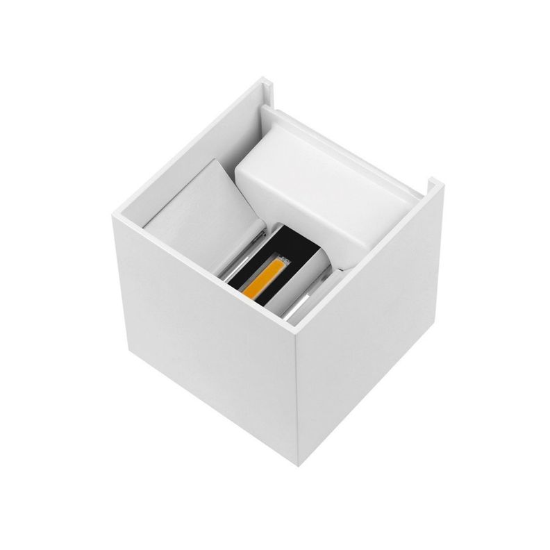 Aplique LED Cuadrado 6w Blanco-2