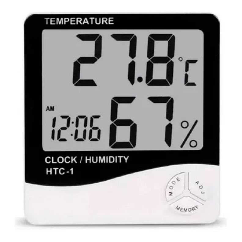 Reloj Termometro Digital - Temperatura - Humedad-0