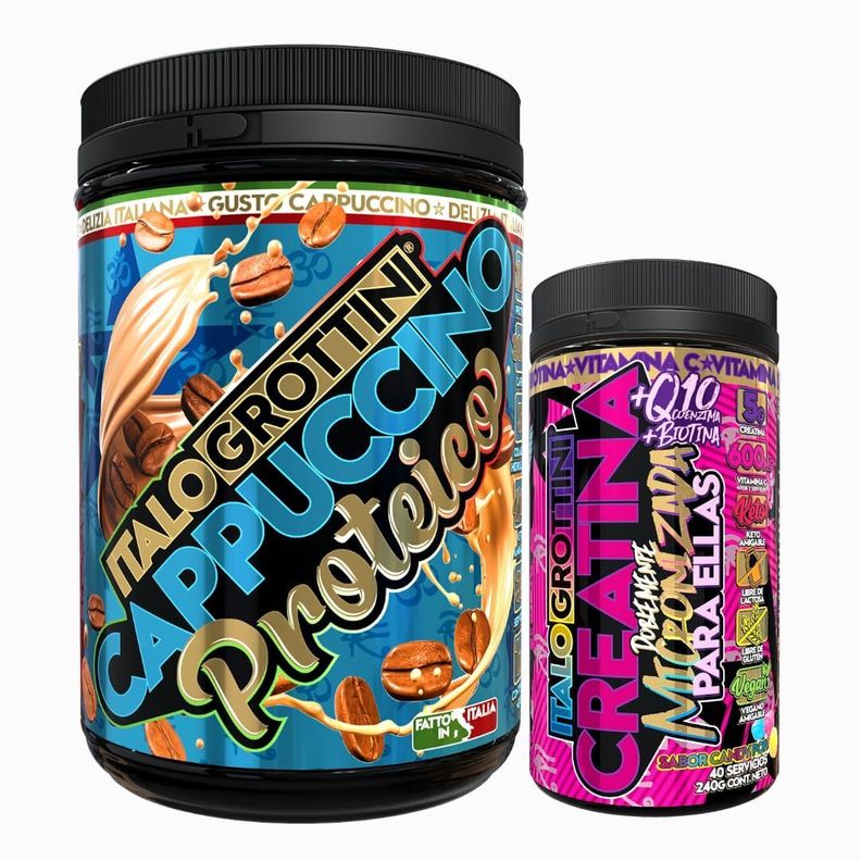 Cappuccino Proteico + Creatina 40 Sv Candy Pop-0