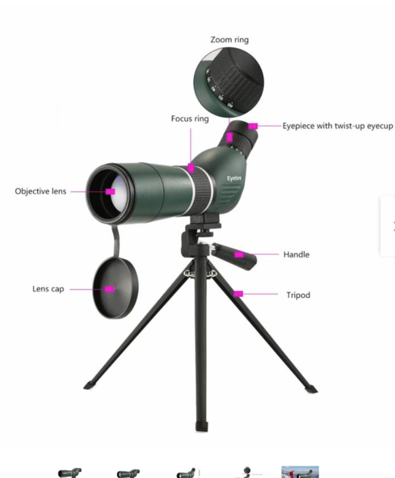 Telescopio Terrestre spotting Scope-3