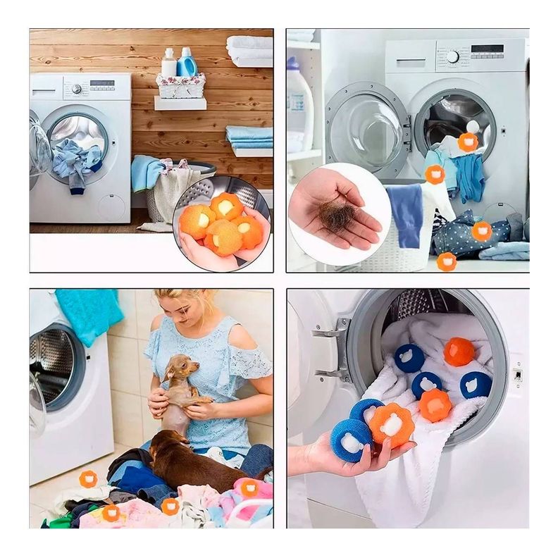 Esferas Atrapador De Pelo para Lavadora-1