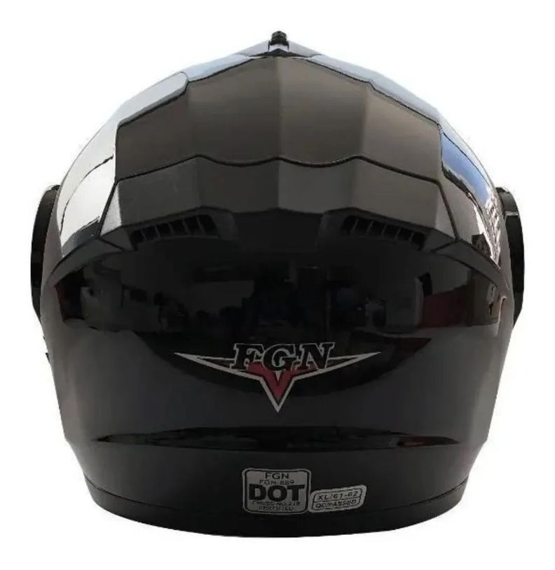 Casco Abatible Fgn Con Mica Transparente Y Gafas Polarizadas-2