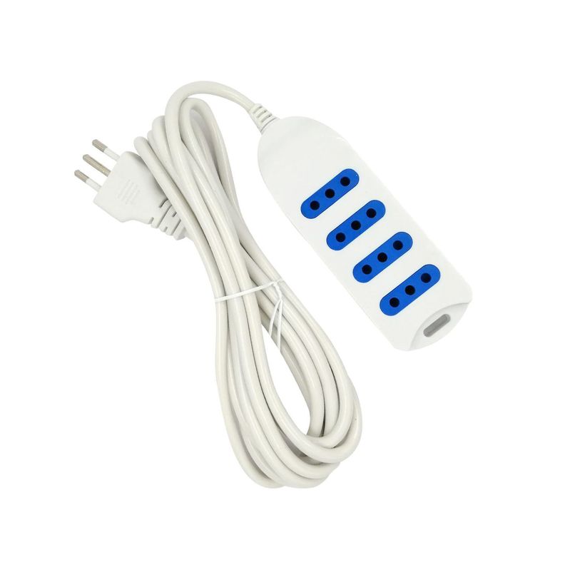 Alargador Eléctrico 3mts Certificado Blanco - Ps-0