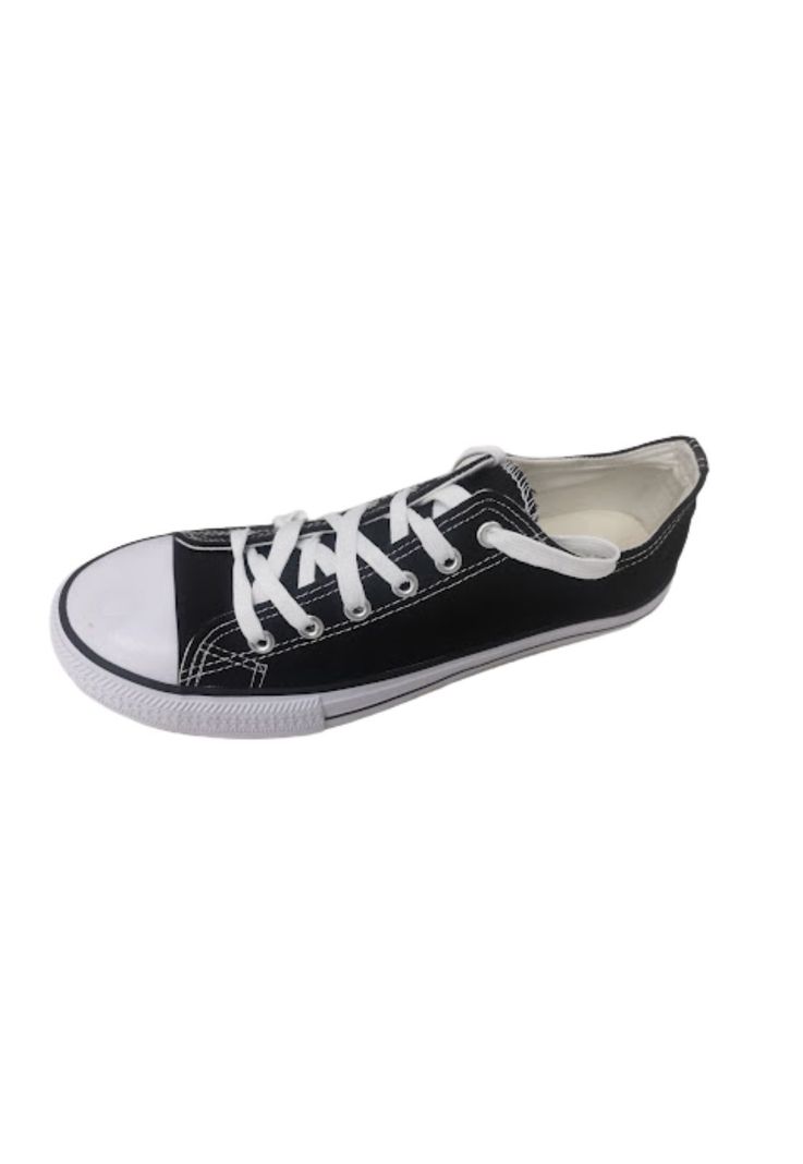 Zapatillas Lona Negro-0