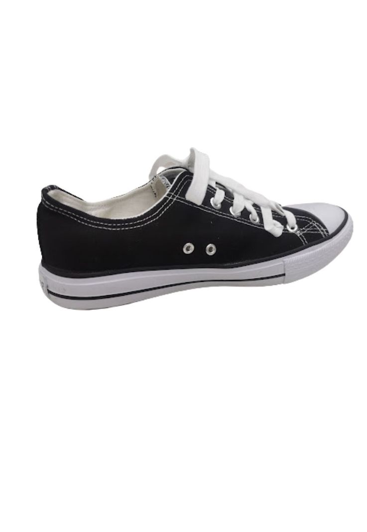 Zapatillas Lona Negro-1