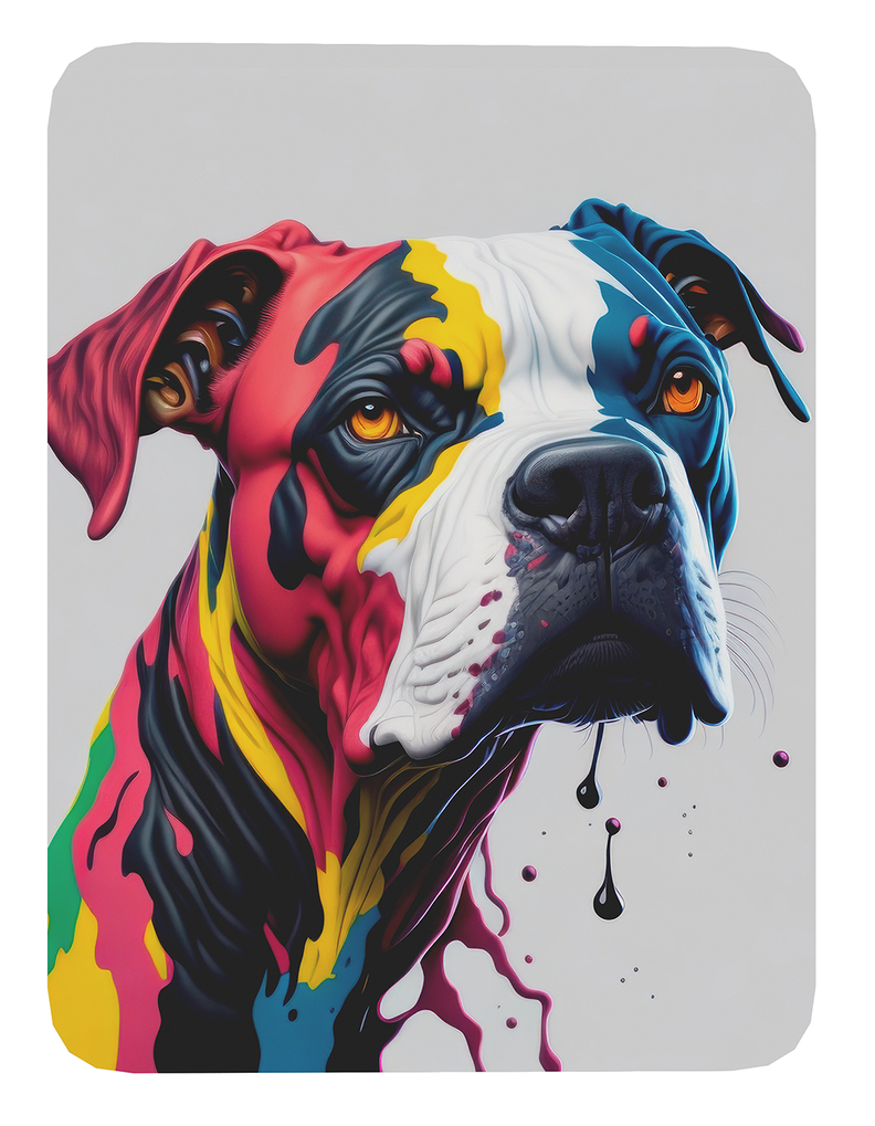 Mouse Pad Perro  Arte de animales - 17cm X 21cm D69-0