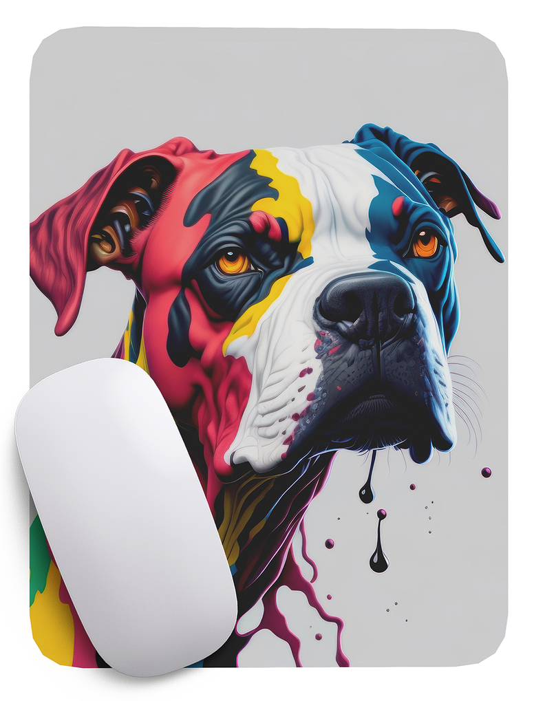 Mouse Pad Perro  Arte de animales - 17cm X 21cm D69-1