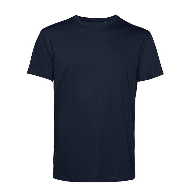 Polera Orgánica 100% Algodón Vegano #E150 Hombre Navy B&C-0