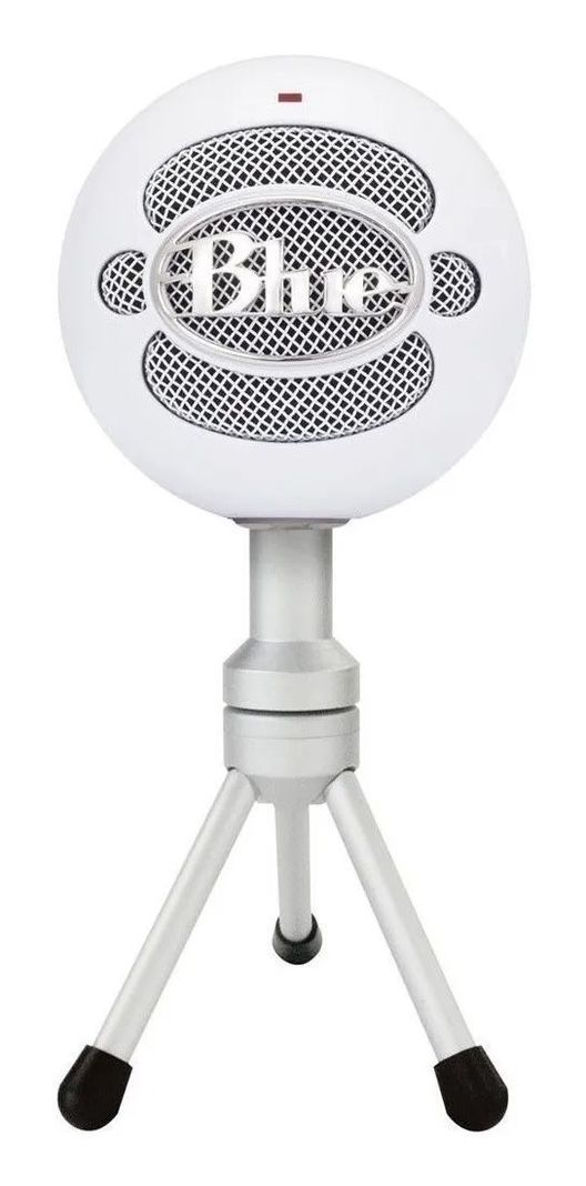 Micrófono Blue Snowball Ice condensador cardioide blanco-0