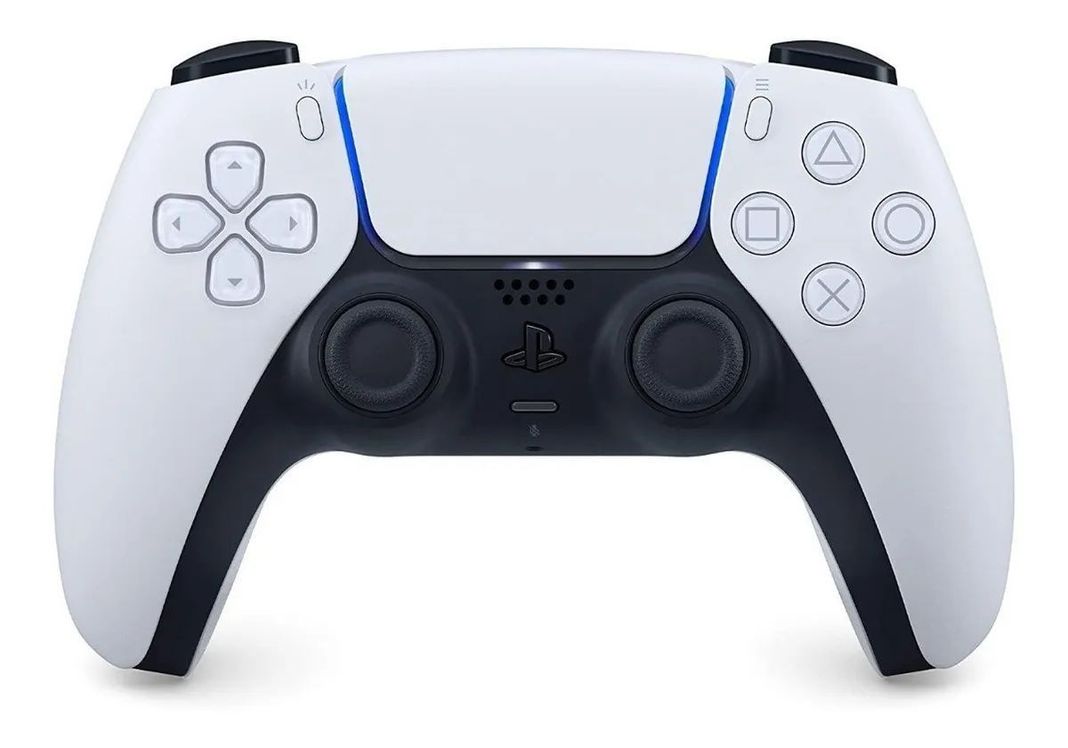Control joystick inalámbrico Sony PlayStation DualSense CFI-ZCT1 white y black-0