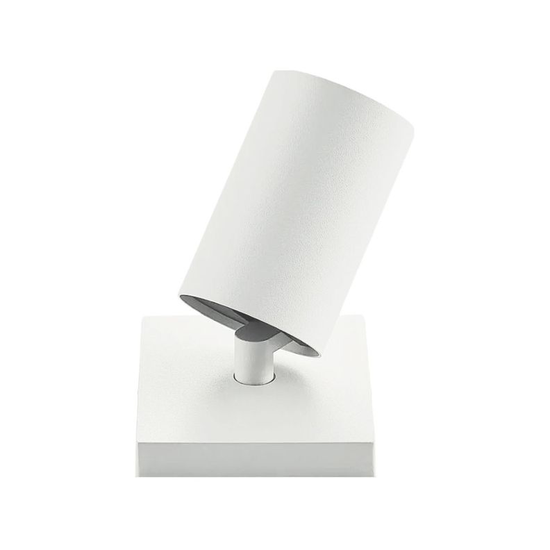 Foco Spotlight Blanco 1x Con Ampolleta 5,5W GU-10 Cálida M-1