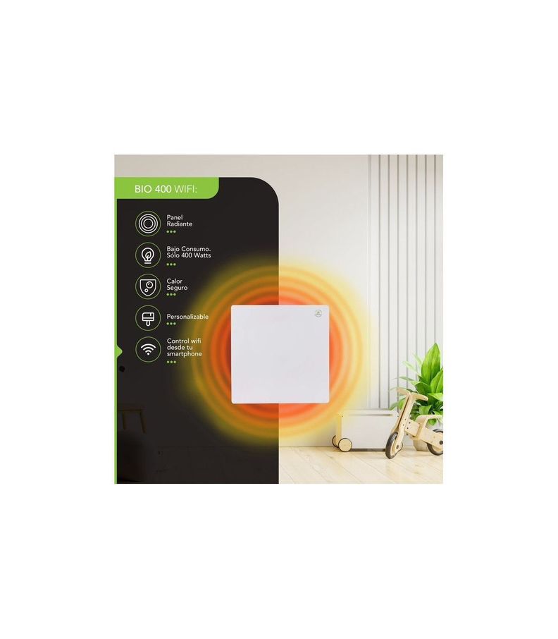 Panel Eléctrico Bajo Consumo Bio400 Wifi-1