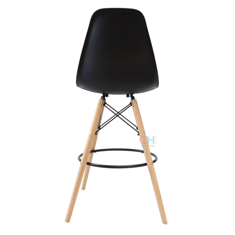 Taburete Eames Negro-2