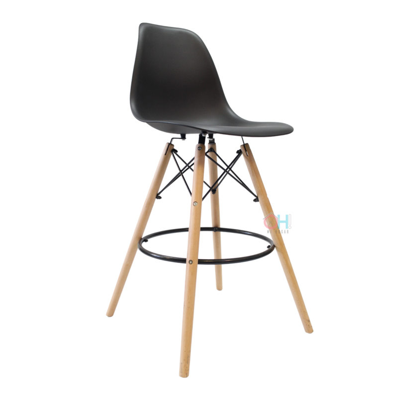 Taburete Eames Negro-0