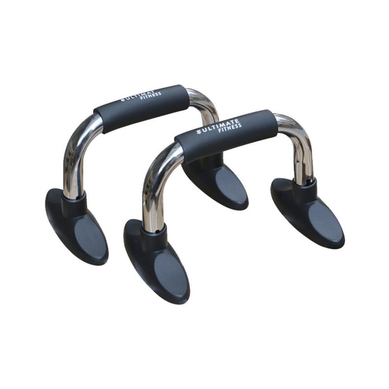 Barra Flexiones Push Up Pro Cromadas-0