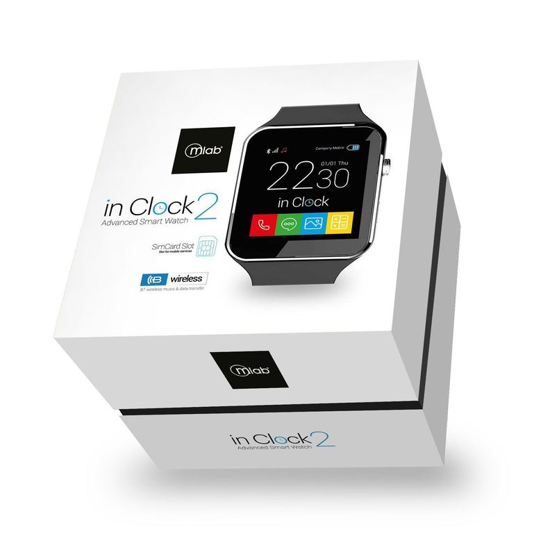 RELOJ INTELIGENTE SMARTWATCH MLAB BT CLOCK 2 BLACK-2