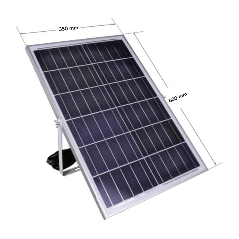 Foco Proyector LED 200W Con Panel Solar y Control Remoto-5
