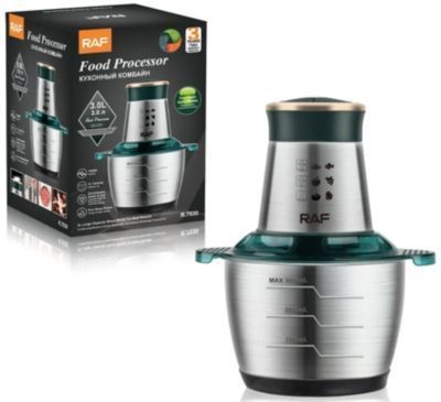 Procesador De Alimentos Eléctrico De Acero Inoxidable De 3L RAF-5