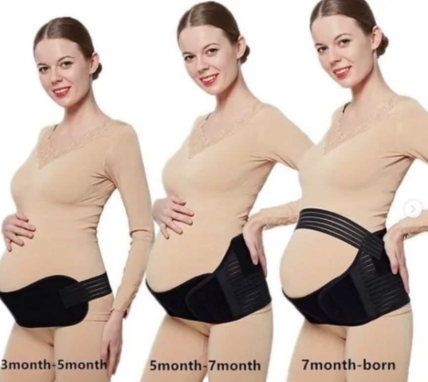 Faja Materna Embarazo Soporte Bambú Prenatal Banda Ajustable-2
