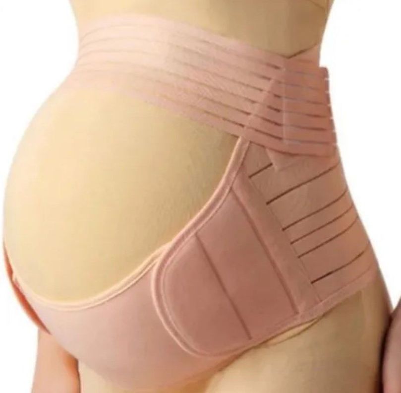 Faja Materna Embarazo Soporte Bambú Prenatal Banda Ajustable-3