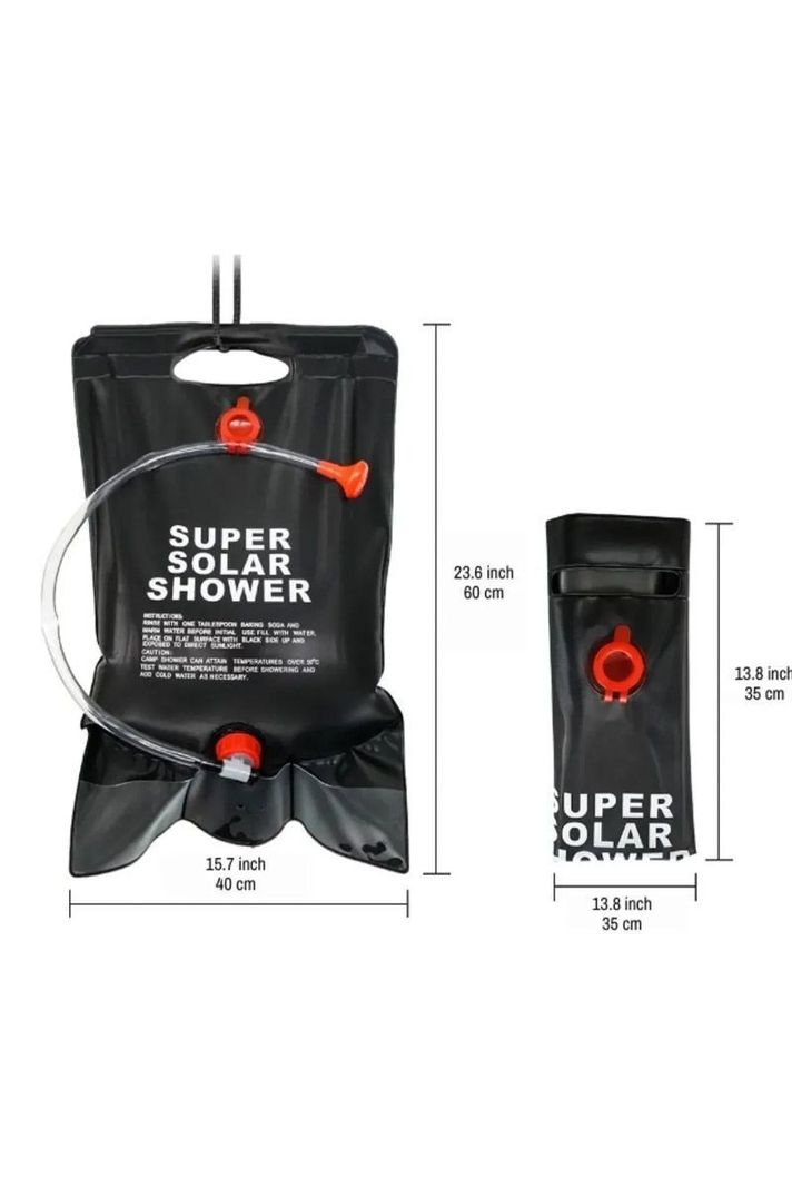 Carpa 1 Persona Carpa Baño Vestidor Portátil + Ducha Solar Azul-3