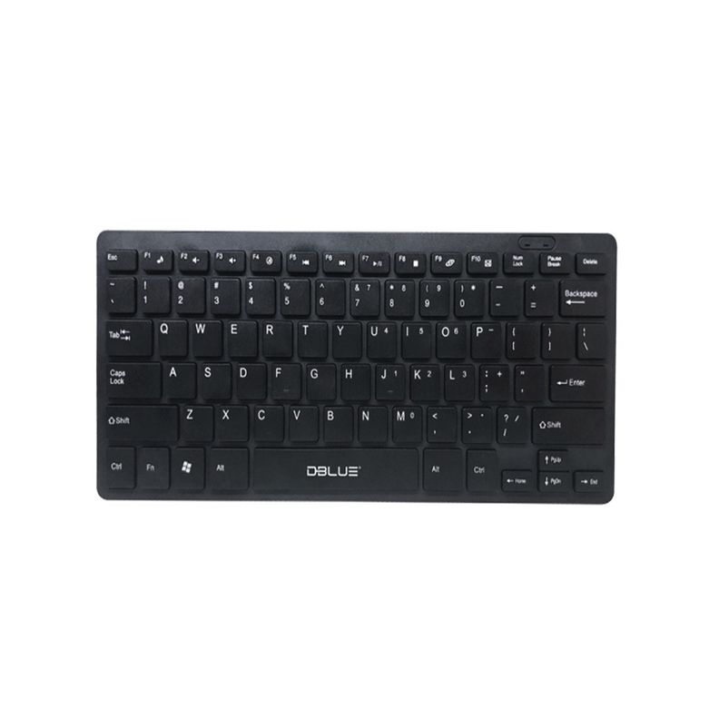 Mini Teclado Ultra Slim USB 78 Teclas Dblue Negro