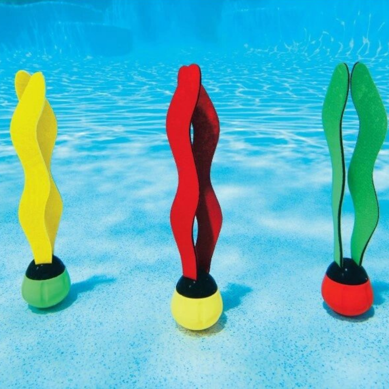 Juego Piscina 3 Pelotas con Algas Bajo el Agua Fun-3