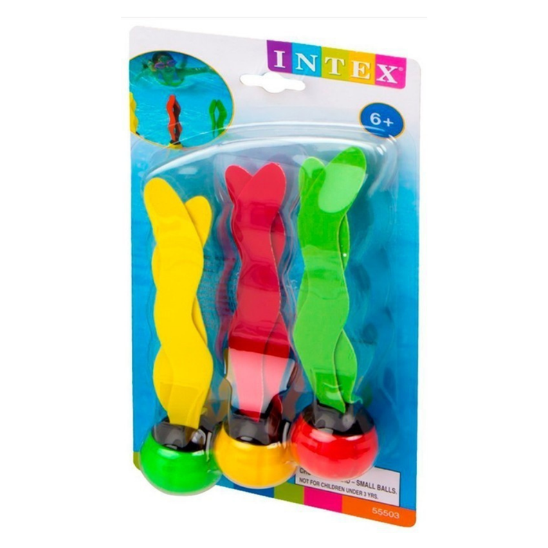 Juego Piscina 3 Pelotas con Algas Bajo el Agua Fun-1