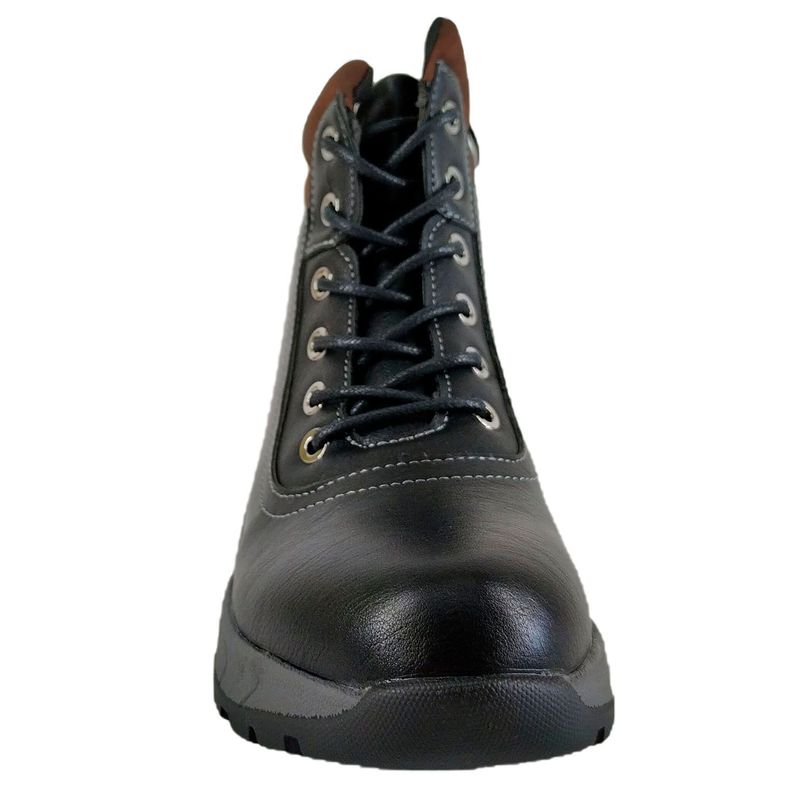 Botin casual Taco bajo de Mujer 2207 Negro-3