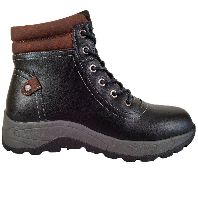 Botin casual Taco bajo de Mujer 2207 Negro-0