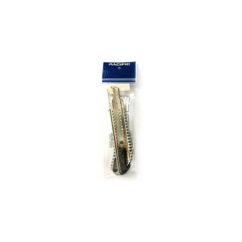 Cuchillo Cartonero De 16cms Con Hoja De 18mm Metálico - PuntoStore-1
