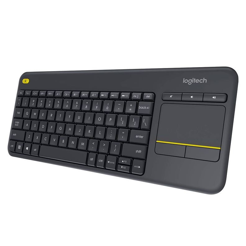 Teclado Inalámbrico Logitech K400 Plus Qwerty Español Color Negro-1
