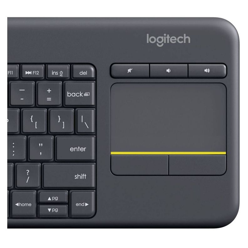 Teclado Inalámbrico Logitech K400 Plus Qwerty Español Color Negro-2
