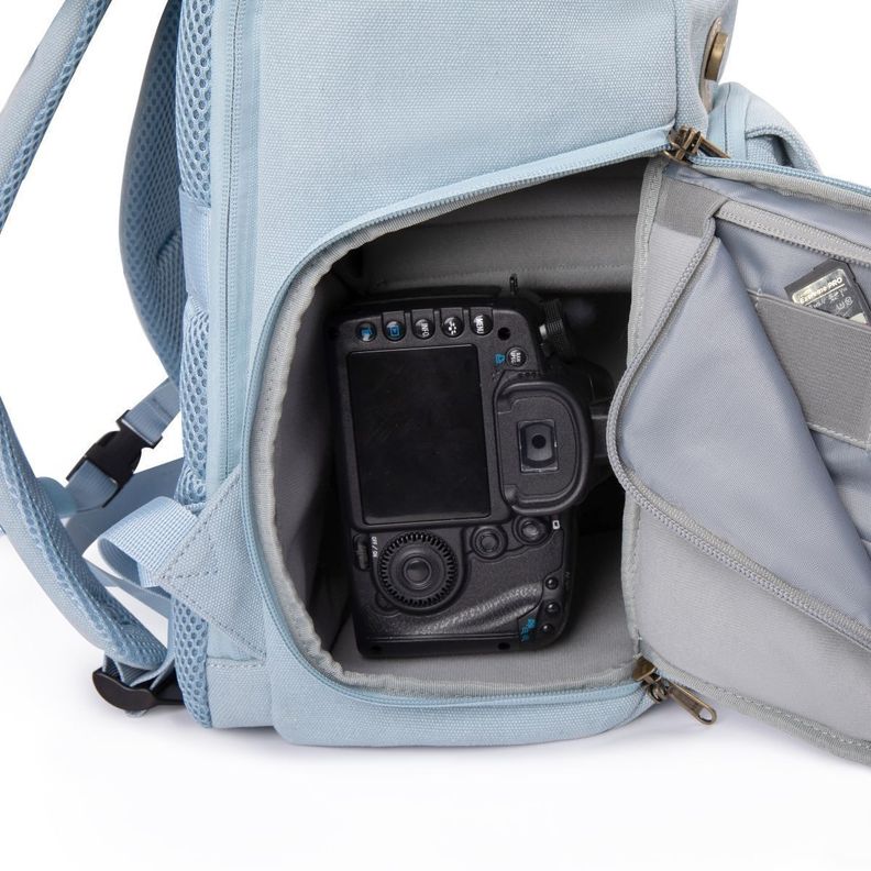 Bagsmart Mochila para camara y notebook de 15" - Azul-7